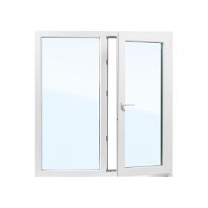 Пластиковое окно двухстворчатое Wintech 70 мм 2 камерный стеклопакет