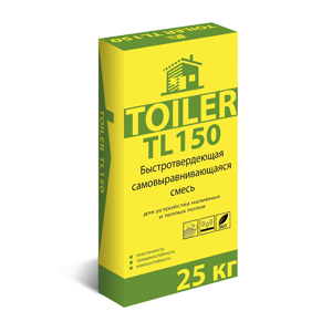 Toiler TL 150, Смесь для устройства наливных и теплых полов, 25кг