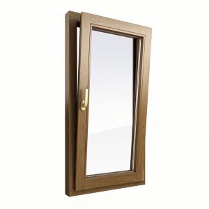 Пластиковое окно одностворчатое Dexen 70 мм 1 камерный стеклопакет ламинированное в массе