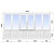 Французский балкон 2700x4600 Lider 70 мм 1-камерный стеклопакет